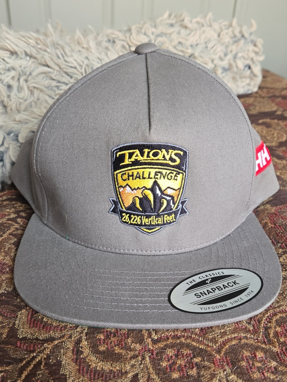 NWT Beaver Creek, Colorado's Talons Challenge Gray Snapback Baseball Cap